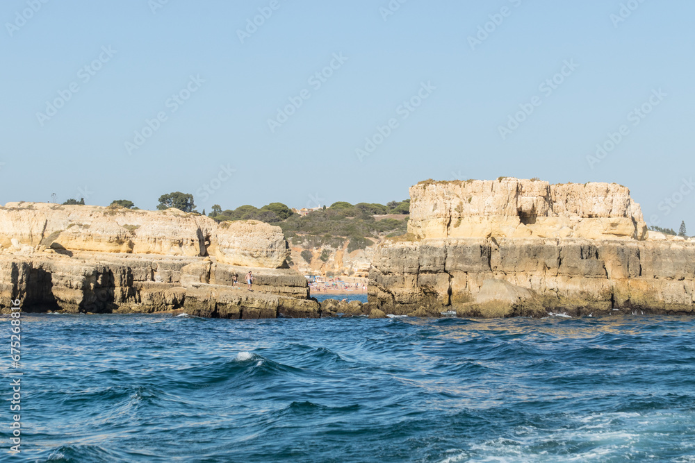 Praias e cliffs do algarve Portugal Praias e cliffs do algarve Portugal