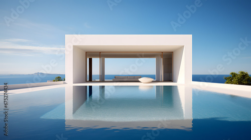 Modern Luxury Villa with Infinity Pool Overlooking Sea View © John