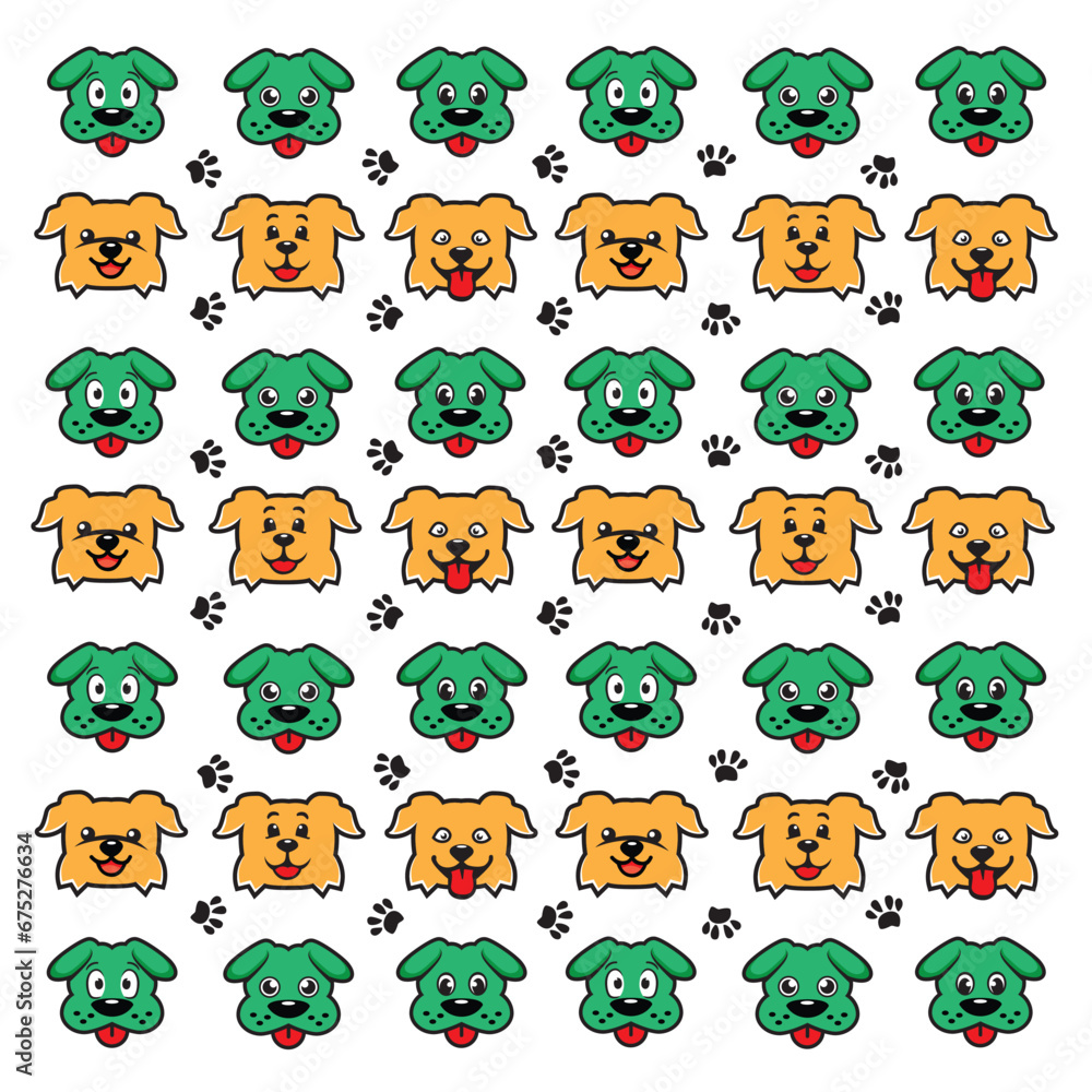 pattern dogs design vector
pattern dogs design vector
