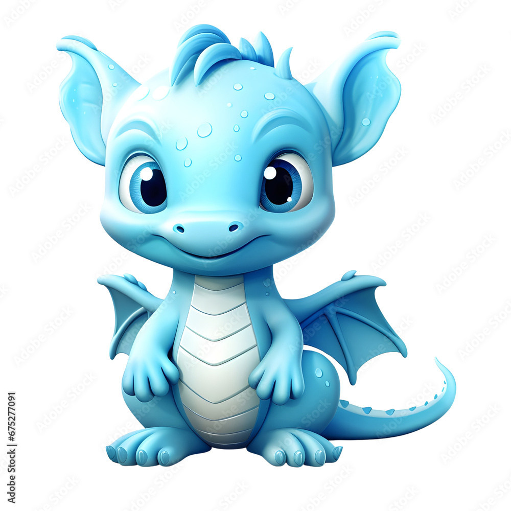 Cute Blue Dragon Cute Blue Dragon