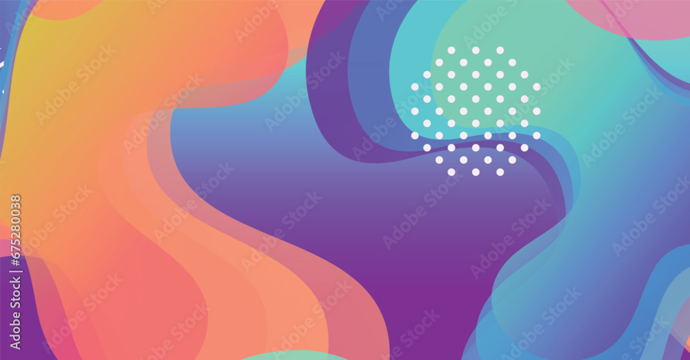 Abstract liquid wave background with colorful background