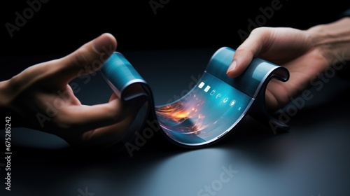 flexible smartphone photo