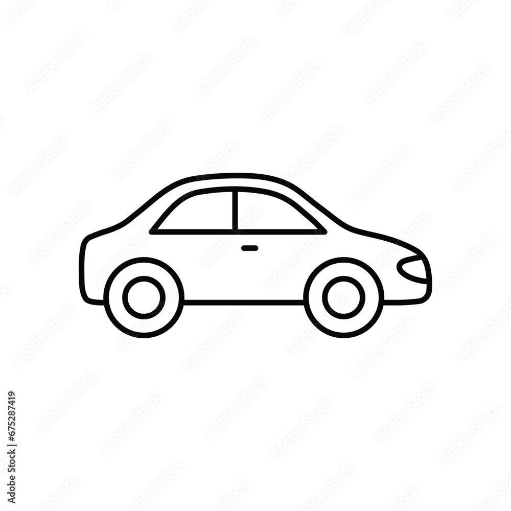 Car icon vector auto icon