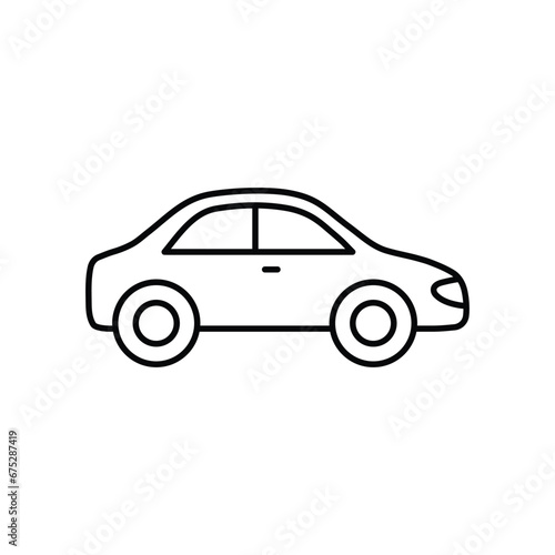 Car icon vector auto icon