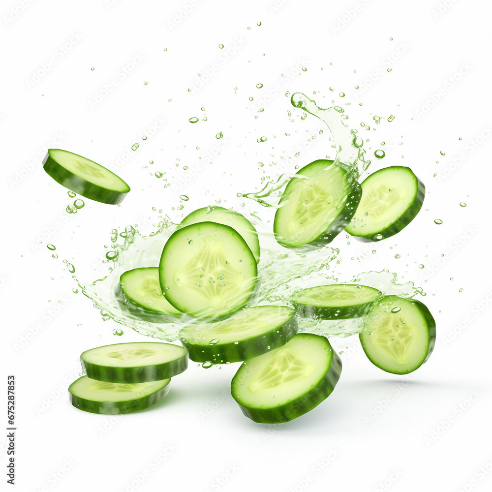 Sliced Cucumbers, fresh produce, vegetable slices, healthy eating, salad ingredients, crisp and refreshing, cucumber slices, farm-fresh, summer harvest, garden to table, natural goodness, raw food, fa Sliced Cucumbers, fresh produce, vegetable slices, healthy eating, salad ingredients, crisp and refreshing, cucumber slices, farm-fresh, summer harvest, garden to table, natural goodness, raw food, fa