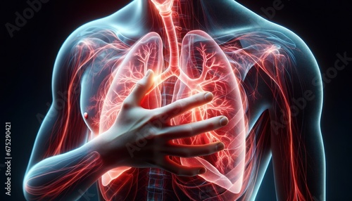 Human Respiratory Health Lung Anatomy photo