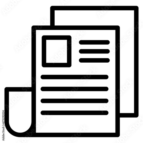 newspaper line