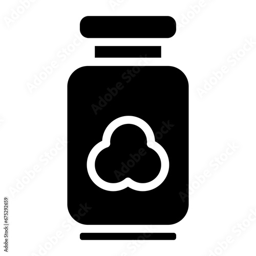 milk bottle glyph