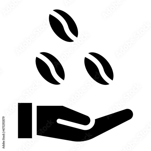 coffee beans glyph