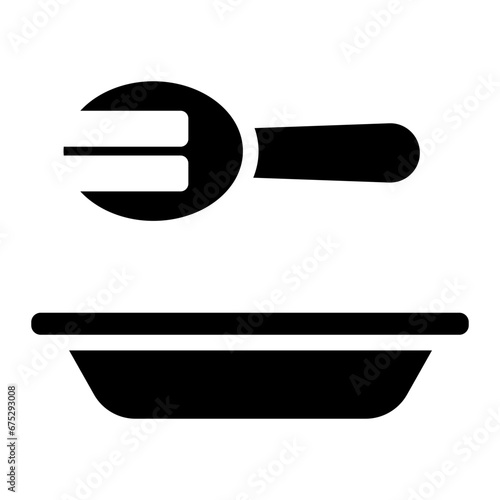 plate and fork glyph