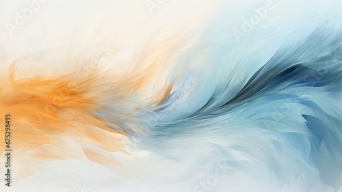 Abstract background with brushstrokes in wintry shades, ideal for creating a dynamic and artistic visual photo