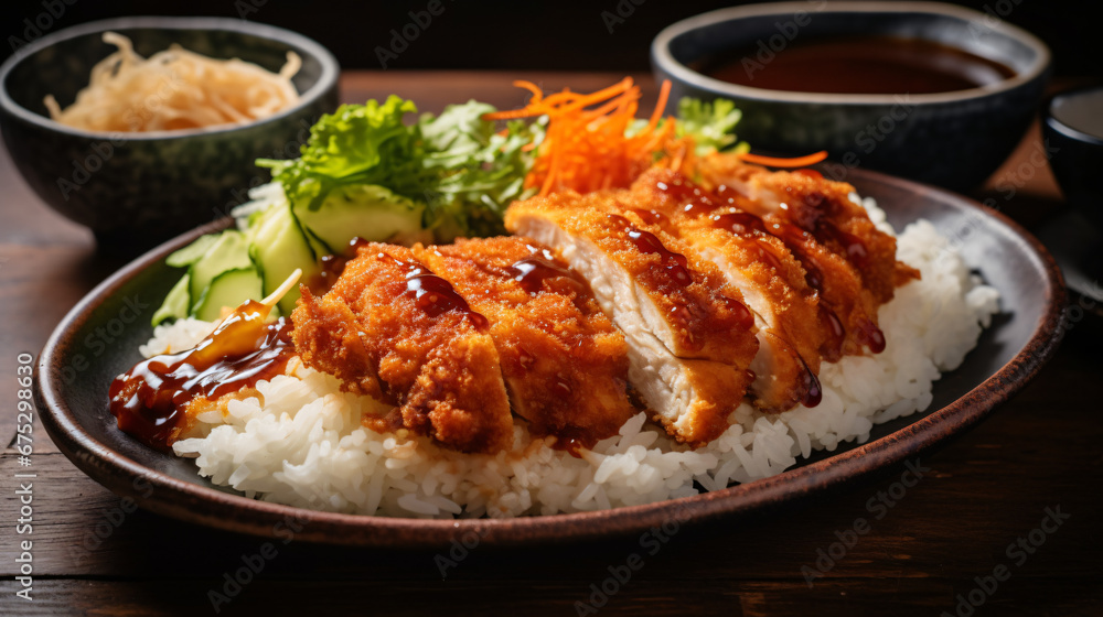 Chicken Katsu with Rice Japan