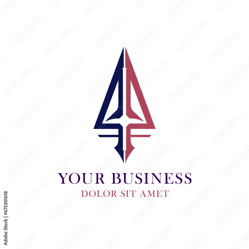 abstract rune symbol tribal logo template for business abstract rune symbol tribal logo template for business