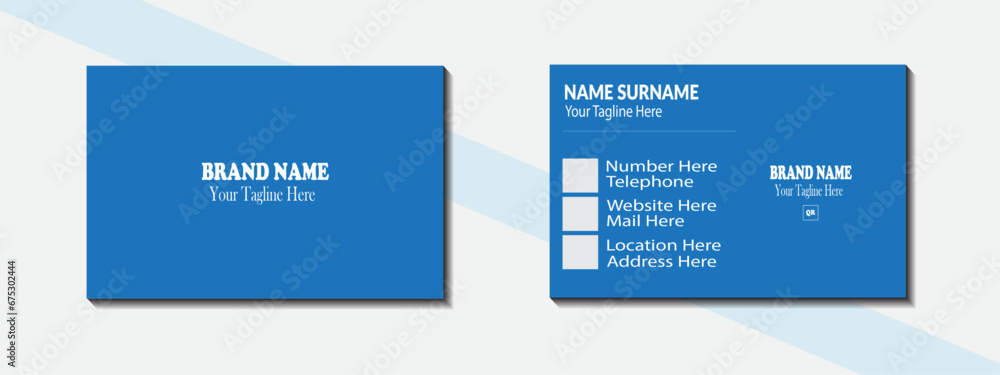 Personal business card design.
Personal business card design.