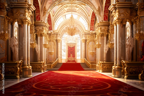 golden palace castle on background