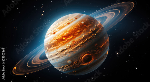 Jupiter, Jupiter on Star field.