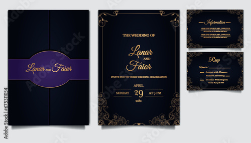 invitation wedding luxury