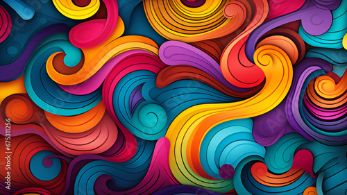 Colorful Abstract Background Images | generative AI