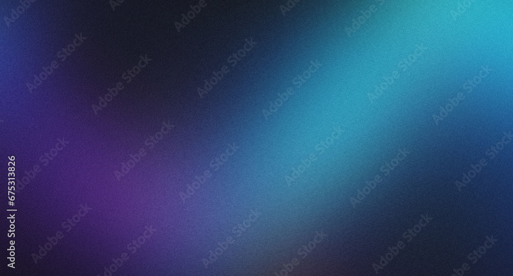 black blue purple ,  a unique blend color vibes and glitch empty space digital grainy noise grungy texture color gradient rough abstract background , shine bright light and glow template