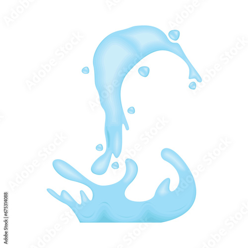 water splash illustration