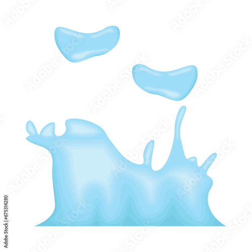 water splash illustration