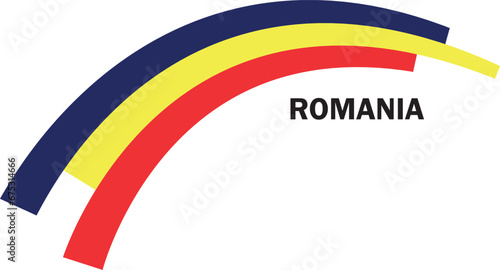 Symbol of Romania flag