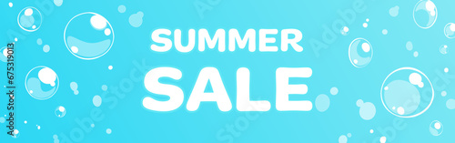 背景イラスト_水中の泡