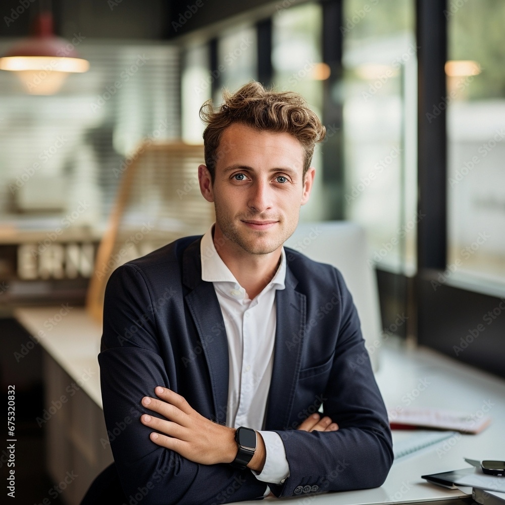 Fototapeta premium A photo of an entrepreneur / business man