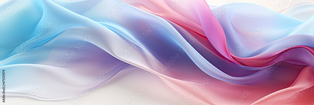 multicolored semitransparent chiffon fabric on white background multicolored semitransparent chiffon fabric on white background