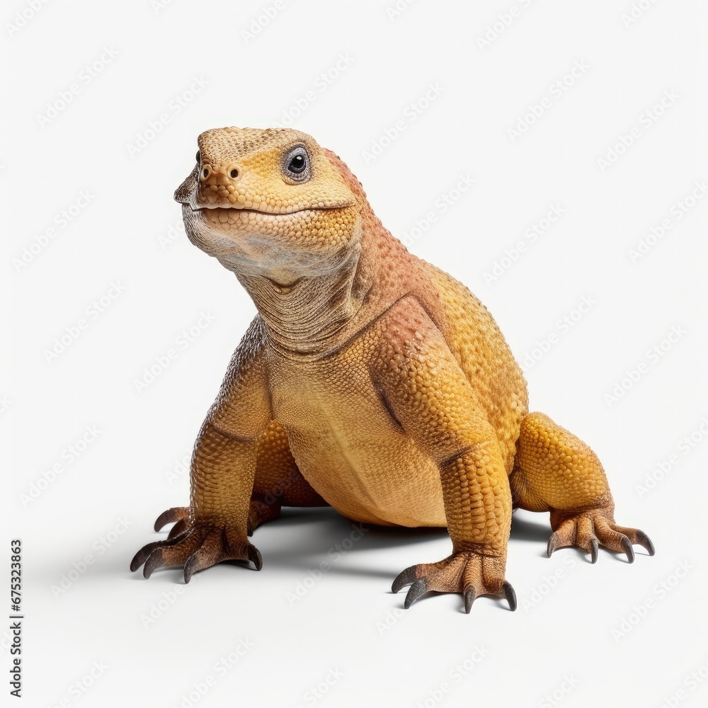 Obraz premium Komodo dragon cartoon character
