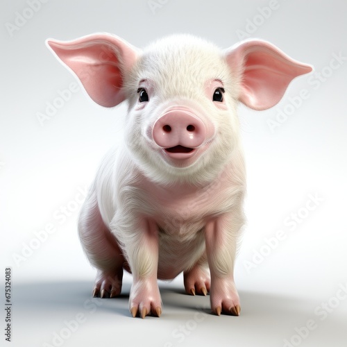 Pig cartoon character