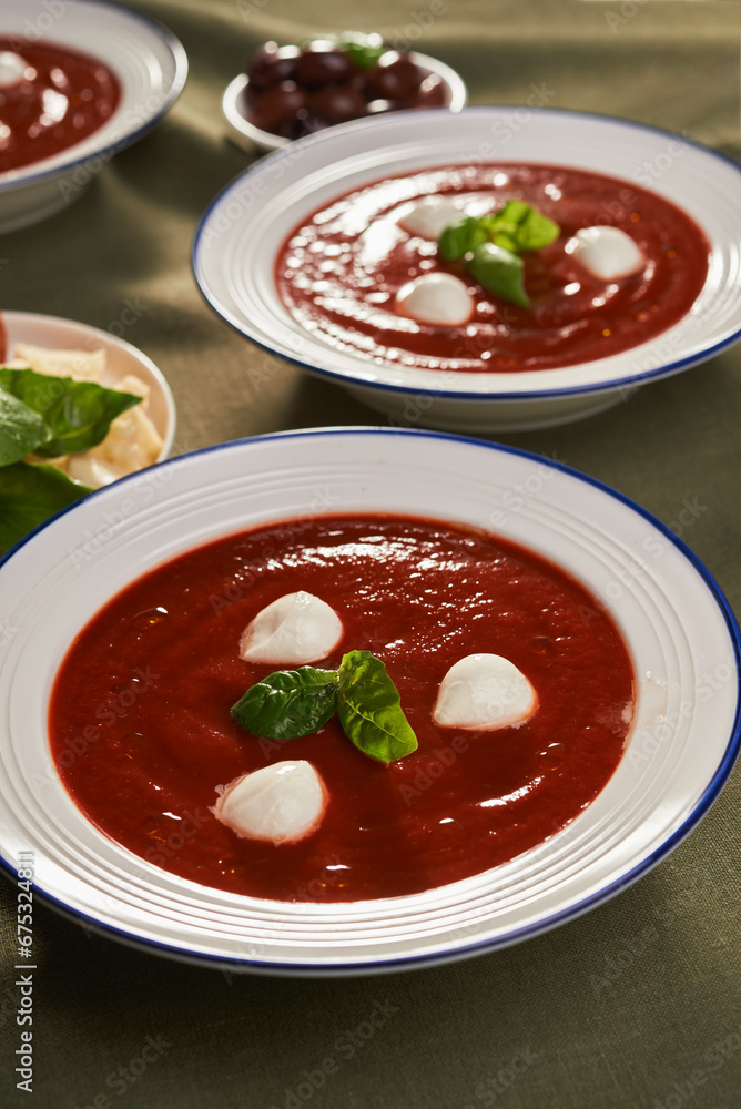 tomato soup with mazarella tomato soup with mazarella