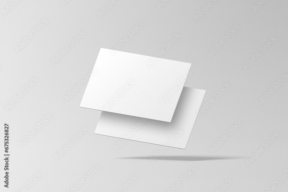 Business Card Mockup 3D Rendering Business Card Mockup 3D Rendering