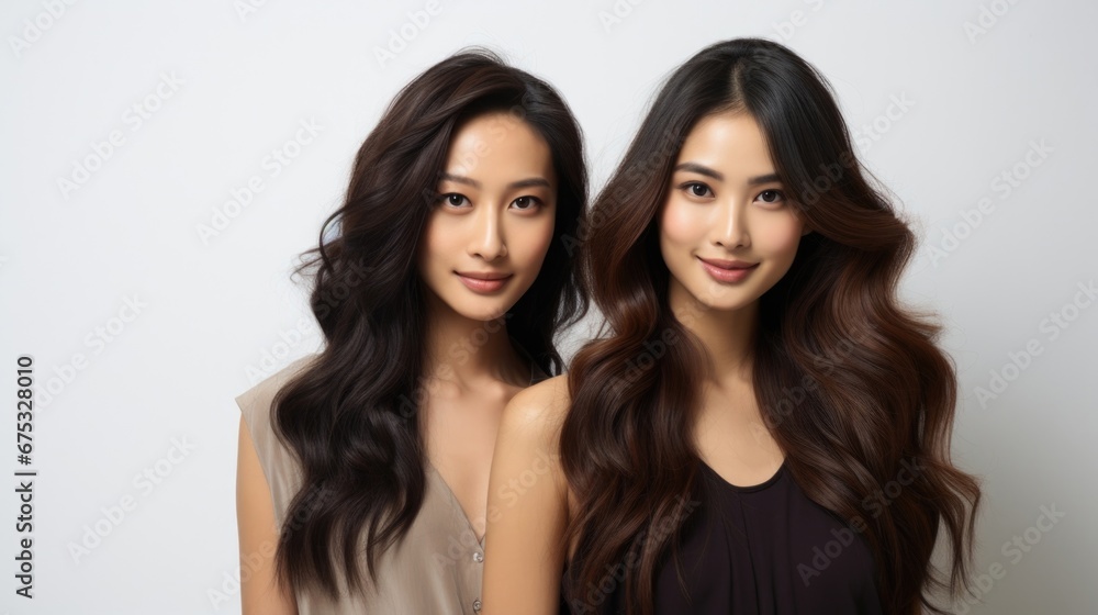the essence of fashion through young Asian women, embracing beauty, cosmetics, and hair care the essence of fashion through young Asian women, embracing beauty, cosmetics, and hair care
