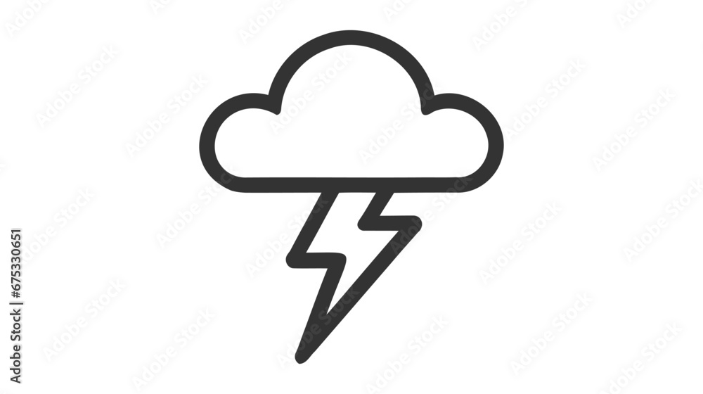 Weather Icon isolated on white background Weather Icon isolated on white background