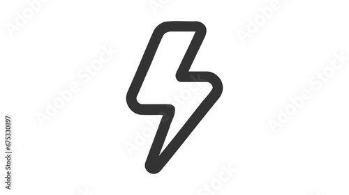 Lightning, electric power vector logo design element. Energy and thunder electricity symbol concept.