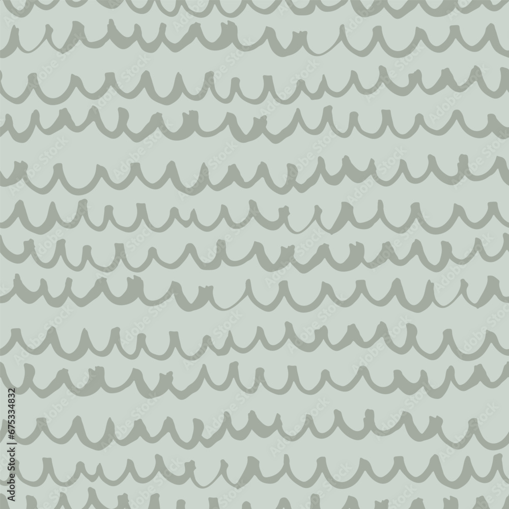 Seamless minimalistic pattern with black hand drawn waves Seamless minimalistic pattern with black hand drawn waves