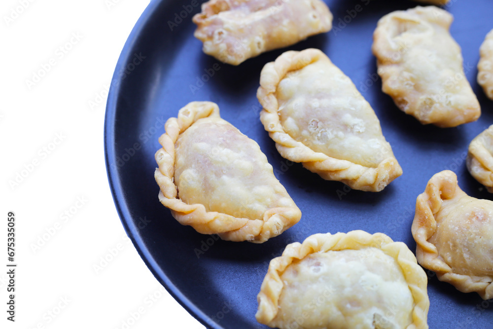 Mini curry puff. Thai dessert Mini curry puff. Thai dessert
