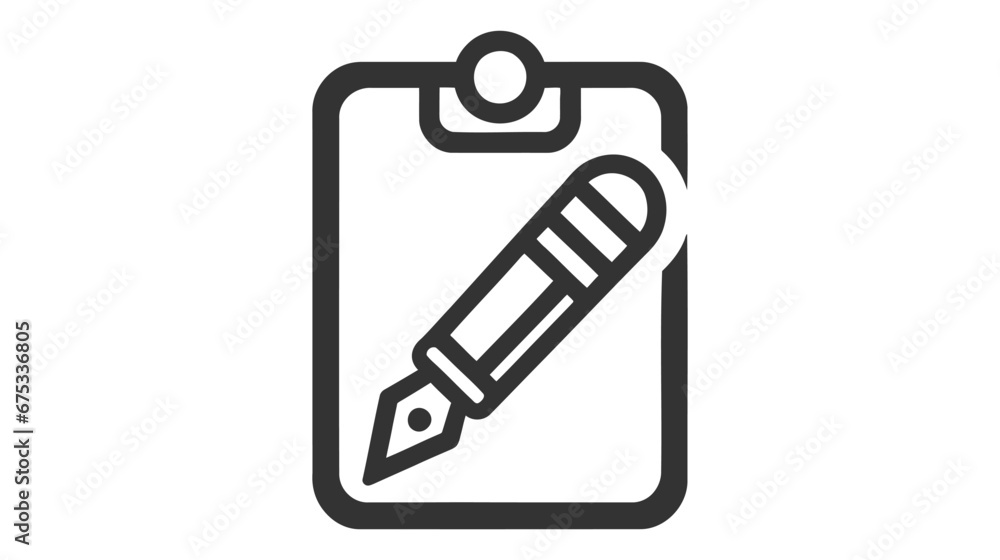 Clipboard Set Icon Vector Template Clipboard Set Icon Vector Template