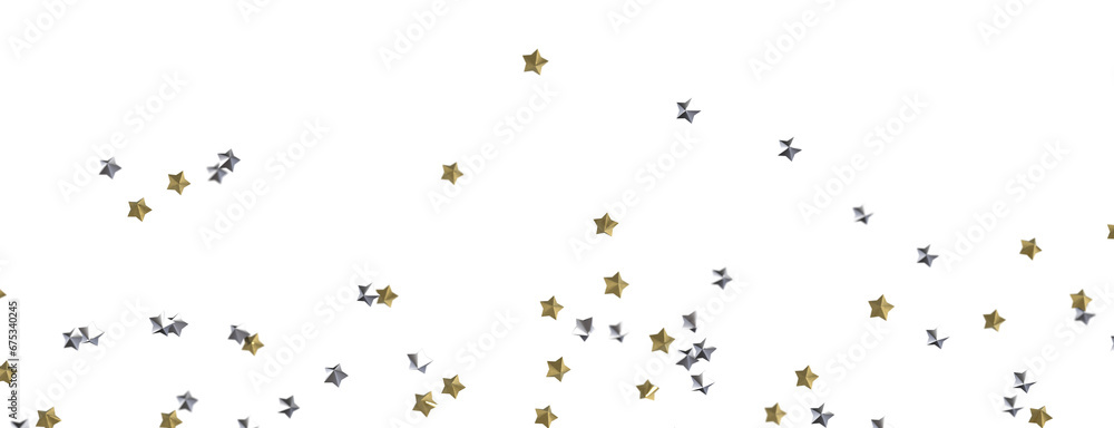 Twinkling Yuletide Skies: Breathtaking 3D Illustration of Falling Christmas Starlights Twinkling Yuletide Skies: Breathtaking 3D Illustration of Falling Christmas Starlights