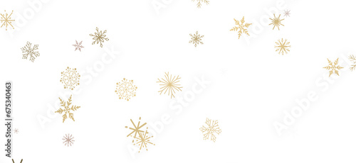 Snowflakes and bokeh lights on the blue Merry Christmas background. 3D render