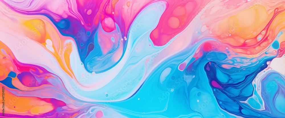 Liquid marbling paint texture background fluid painting abstract texture intensive color mix wallpaper