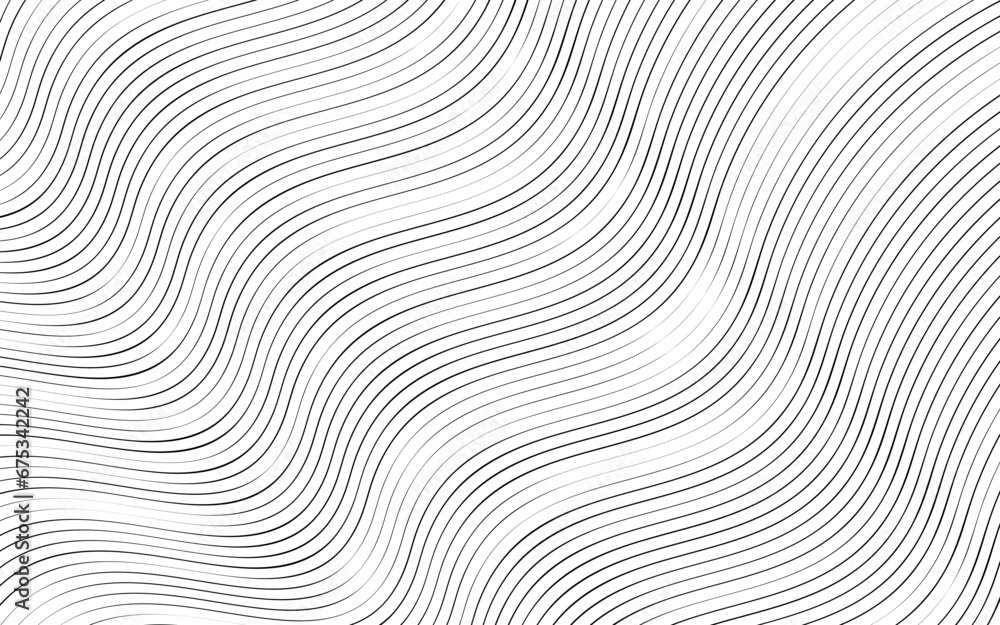 Vector Diagonal wavy lines background