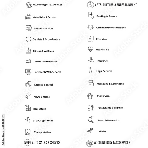 Set line icons of service isolated on white. Vector illustration and also web icon