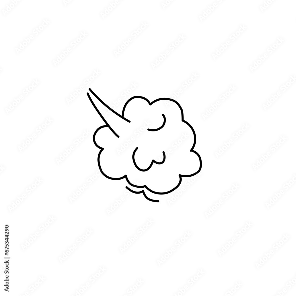 Poof Doodle Cartoon Smoke Poof Doodle Cartoon Smoke