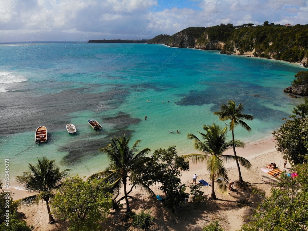 Guadeloupe perfect beach bay