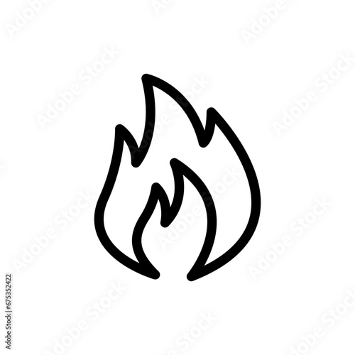 Feuer Vektor Symbol Linien