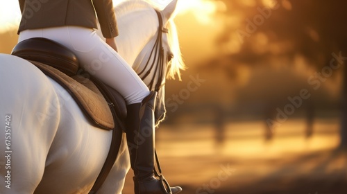 A woman riding a horse © Mustafa