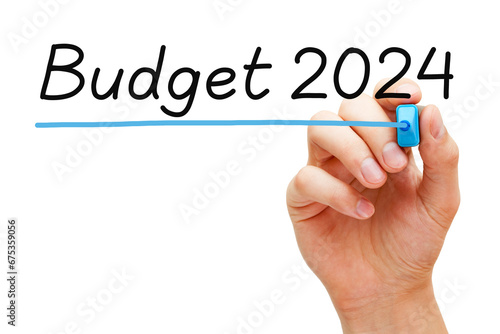 Budget For Year 2024 Financial Concept
