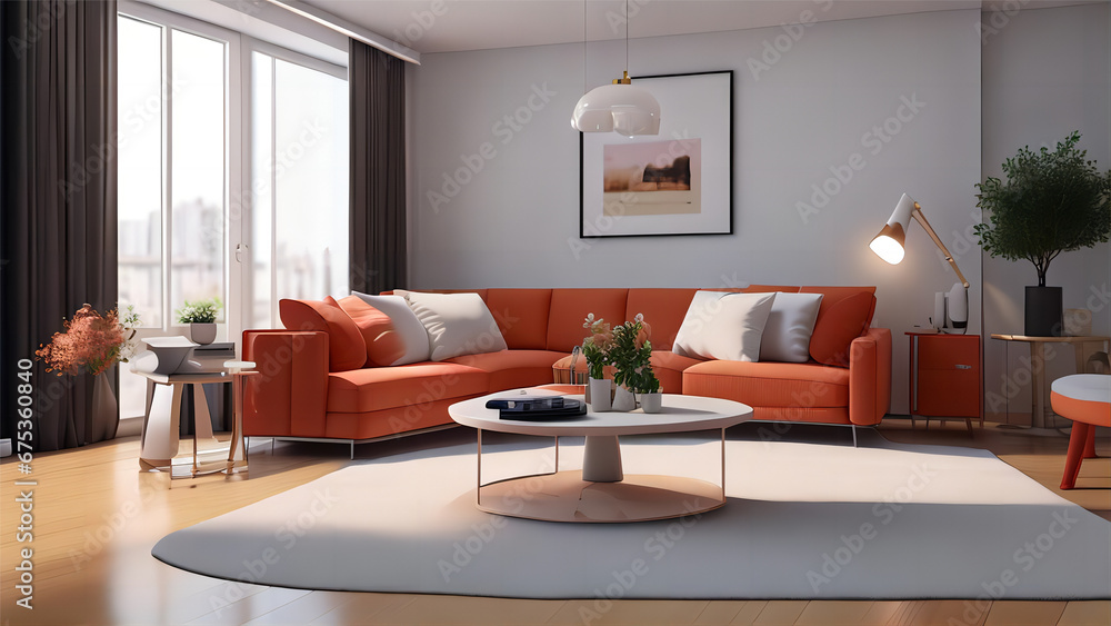 Modern minimalist style living room Modern minimalist style living room